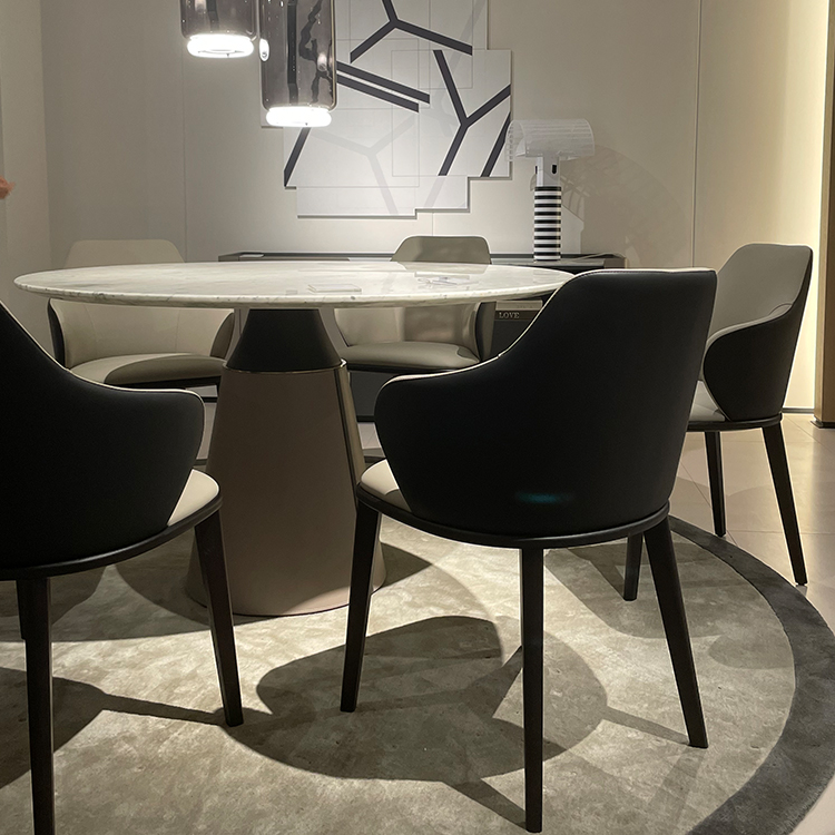 YS-CT63 Round marble dining table